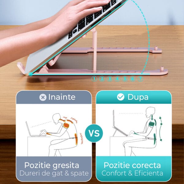 1701097745 Suport de laptop tableta macbook ajustabil 8 - Timebox