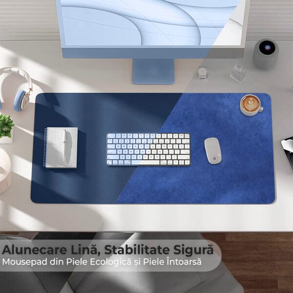 1704637040 mousepad gaming xxl office tastatura tavita mouse albastru inchis albastru 0 - Timebox