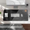 1704637196 mousepad gaming xxl office tastatura tavita mouse negru gri 0 - Timebox