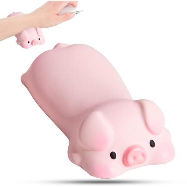 1704720026 Mousepad tip suport de incheietura moale rezistent comfortabil pentru tastatura mouse birou 13x6 cm Porcursor 1 - Timebox