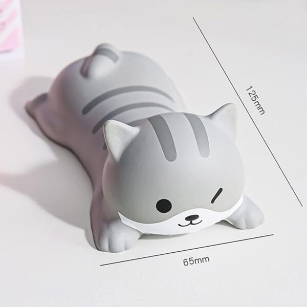 1704720098 Mousepad tip suport de incheietura moale rezistent comfortabil pentru tastatura mouse birou 13x6 cm Pisica 6 - Timebox