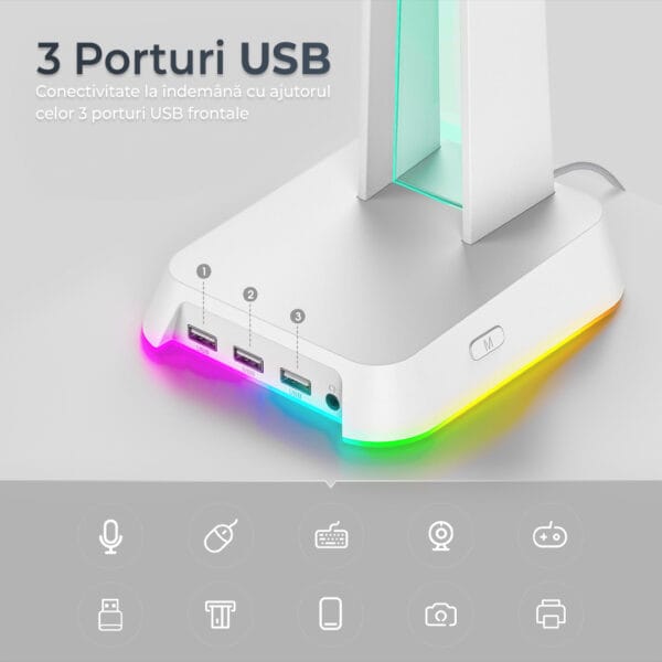 1705678880 stander casti rgb pentru birou cu hub usb usb type c aux jack 3 - Timebox