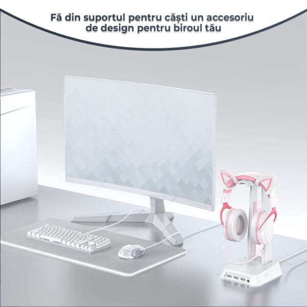 1705678894 stander casti rgb pentru birou cu hub usb usb type c aux jack 5 - Timebox