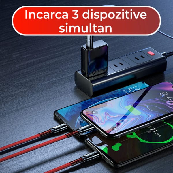 1707137185 cablu de date si incarcare rapida 3 in 1 100w type c iphone apple android usb micro 15 - Timebox