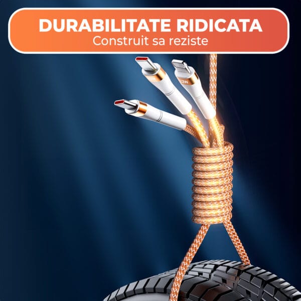 1707152342 Cablu de incarcare si transfer de date Fast Charge 65W USB C Type C Lightning iphone 15 Android Samsung Huawei Macbook Xiaomi 12 1 - Timebox