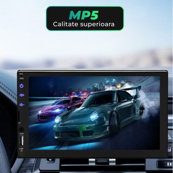 1710765413 MP5 Player 7023 Ecran HD 7inch Comenzi Volan Telecomanda MirrorLink Bluetooth 4.2 2 1 - Timebox