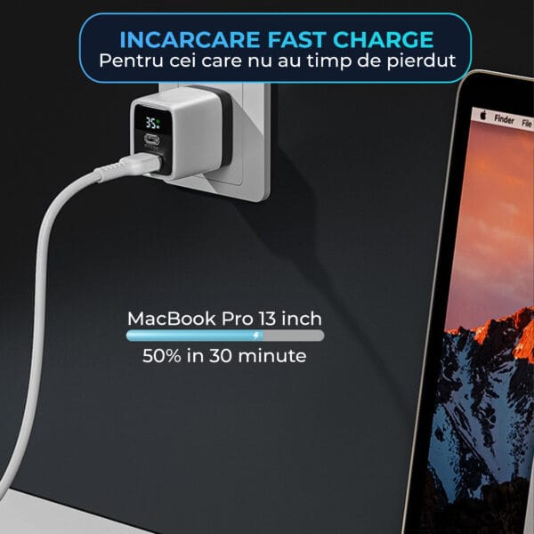 1711551883 incarcator universal fast charge 35W type c usb c usb laptop telefon iphone huawei xiaomi incarcare rapida 4 - Timebox