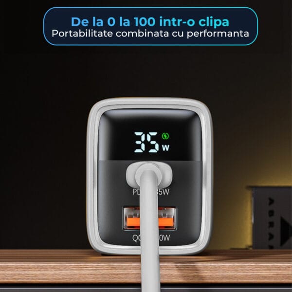 1711551890 incarcator universal fast charge 35W type c usb c usb laptop telefon iphone huawei xiaomi incarcare rapida 6 - Timebox