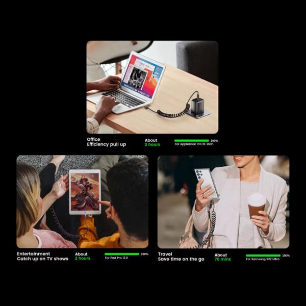 1711877197 cablu de date si incarcare rapida fast charge 100W usb c type c Spiralat 1.8m nylon iphone airpods watch macbook apple 6 - Timebox