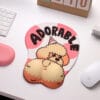 1713862155 Mousepad ergonomic spuma cu memorie pentru sustinere incheietura mana cu Wrist Rest mouse Baza anti derapanta Stil Catel Corgi 14 1 - Timebox