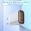 1716548621 Incarcator universal 3 Porturi 40W Fast Charge 2 x Type C 1 x USB Compatibil iPhone Huawei Samsung 5 - Timebox