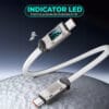 1716741199 cablu de date si incarcare rapida fast charge 100w usb c type c nylon iphone 15led samsung huawei 8 - Timebox
