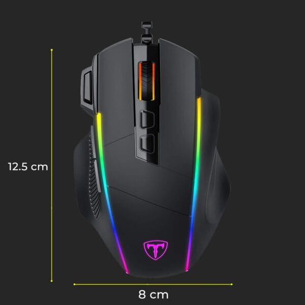 1716892328 Mouse gaming cu fir USB RGB Led Butoane Programabile Design ergonomic 9 2 - Timebox