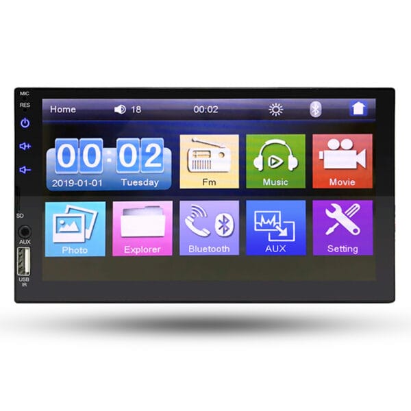MP5 Player 7023 Ecran HD 7inch Comenzi Volan Telecomanda MirrorLink Bluetooth 4.2 0 - Timebox