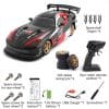 Masina cu telecomanda RC PENTRU COPII Timebox Drift car 40kmh lumini LED cauciucuri interschimbabile 10 - Timebox