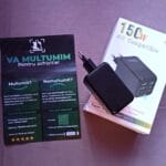 Incarcator Retea, Timebox, 6 Porturi,  3 x USB, 3 x Type-C, 150W Fast Charge, LED, Negru photo review