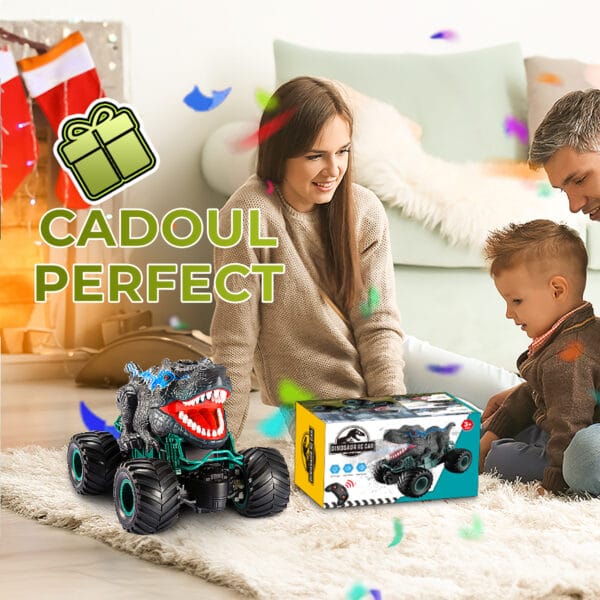 Masina cu telecomanda RC Monster Truck 4x4 lumini LED Pulverizare Rotire 360 pentru copii 6 2 - Timebox