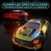 Masina cu telecomanda RC Timebox Drift car 20kmh lumini LED cauciucuri interschimbabile 4 - Timebox