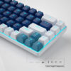 Tastatura Mecanica Gaming Timebox, 60%, Lumini LED, 68 taste, cu cablu Type-C, Blue Swtich, Portabila, Albastra Alb 3 Tastatura Mecanica Gaming Timebox 60 Lumini LED 68 taste cu cablu Type C Blue Swtich Portabila Albastra Alb 3 - Timebox