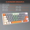 Tastatura Mecanica Gaming Timebox 60 iluminare LED 63 taste cu cablu Type C Red Swtich Portabila 3 - Timebox