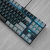 Tastatura Mecanica Gaming Timebox 75 iluminare LED 87 taste TKL cu fir Red Switch Negru Gri 9 - Timebox