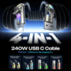 Cablu de date iphone samsung type c usb c GS 434 GRI 2 1 - Timebox
