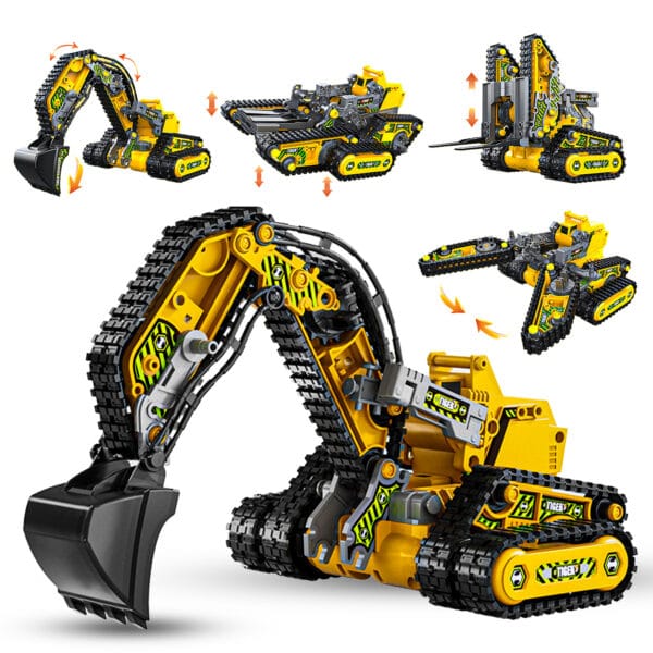 GS 477 GAL jucarie stem masina de constructie excavator jucarie copii cadou - Timebox